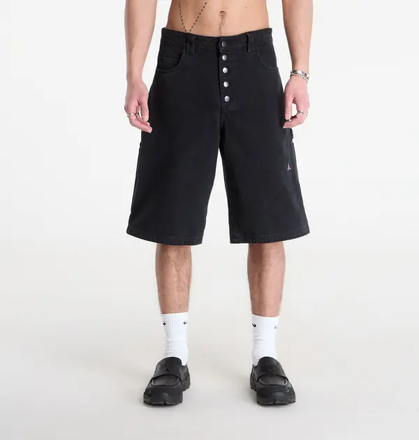 ROA Къси панталони ROA Ash Canvas Shorts Washed Black M