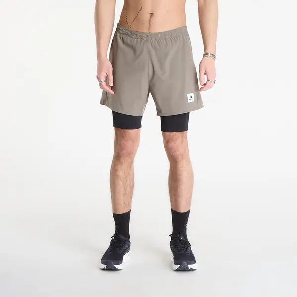 SAYSKY Къси панталони SAYSKY Pace 2 in 1 Shorts 5'' Taupe M