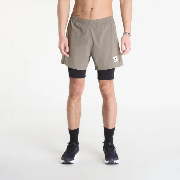 SAYSKY Къси панталони SAYSKY Pace 2 in 1 Shorts 5'' Taupe S