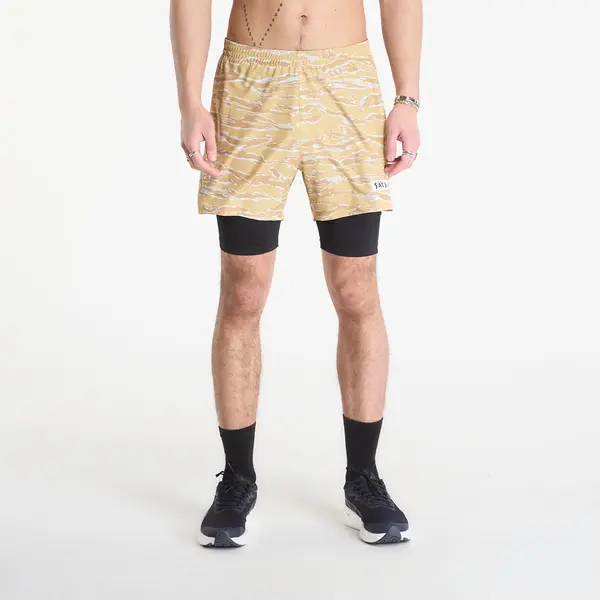 SAYSKY Къси панталони SAYSKY Tiger Pace 2 in 1 Shorts 5'' Yellow Camo L