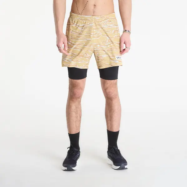 SAYSKY Къси панталони SAYSKY Tiger Pace 2 in 1 Shorts 5'' Yellow Camo M