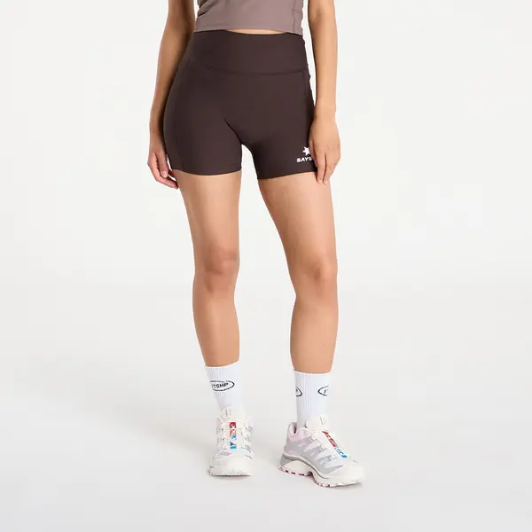 SAYSKY Къси панталони SAYSKY W Combat+ Rib Short Tights 4" Coffee M