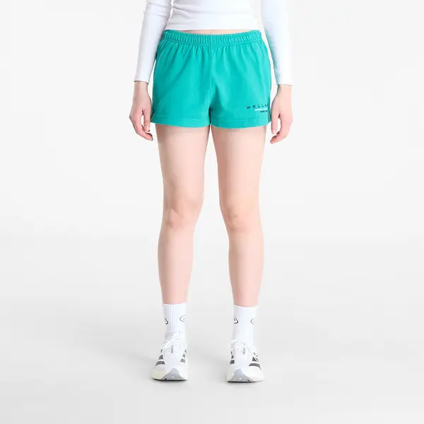 Sporty & Rich Къси панталони Sporty & Rich Spellout Embroidered Disco Short Spring Green L