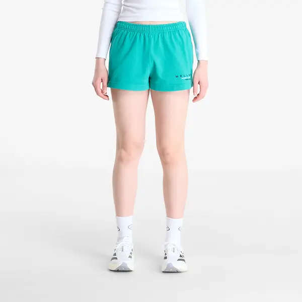 Sporty & Rich Къси панталони Sporty & Rich Spellout Embroidered Disco Short Spring Green M