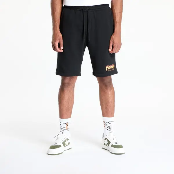 Thrasher Къси панталони Thrasher Flame P.E. Shorts Black S