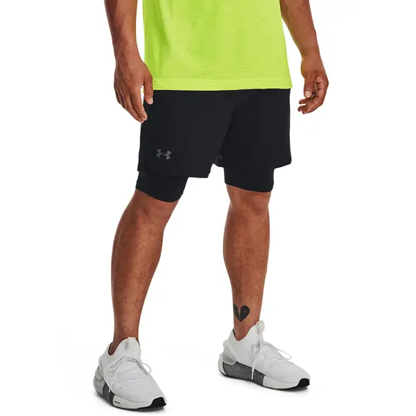 Under Armour Къси панталони Under Armour Vanish Woven 2in1 Sts Black/ Black/ Pitch Gray XXL