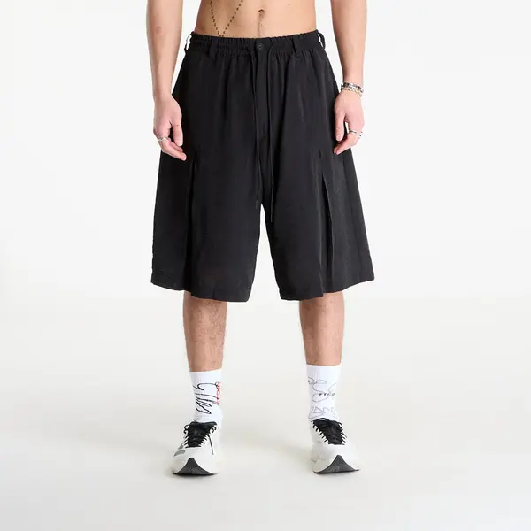 Y-3 Къси панталони Y-3 Crinkle Pleated Shorts Black M