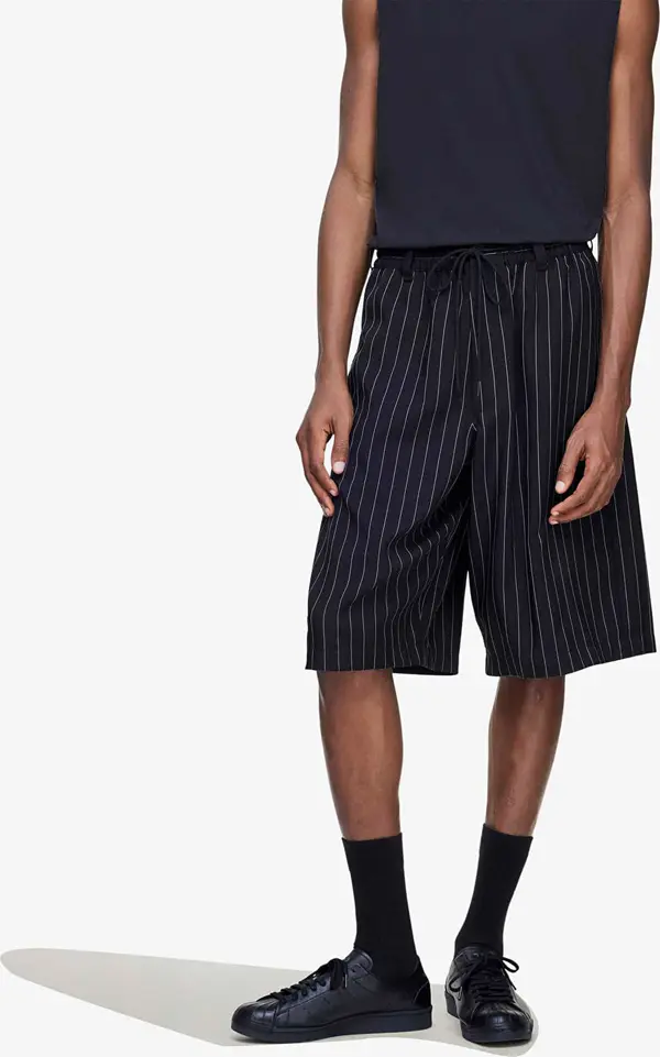 Y-3 Къси панталони Y-3 Sport Uniform Pinstripe Track Trousers Black S