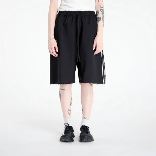 Y-3 Къси панталони Y-3 Sport Uniform Raw Cut 3 Stripes Shorts Black S