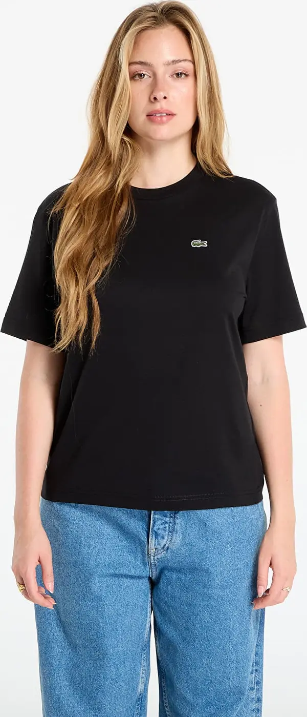 LACOSTE LACOSTE Soft Cotton T-shirt Black 36