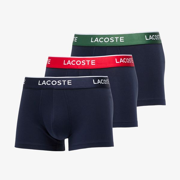 LACOSTE LACOSTE Trunk 3-Pack Navy Blue/ Green/ Red/ Navy L