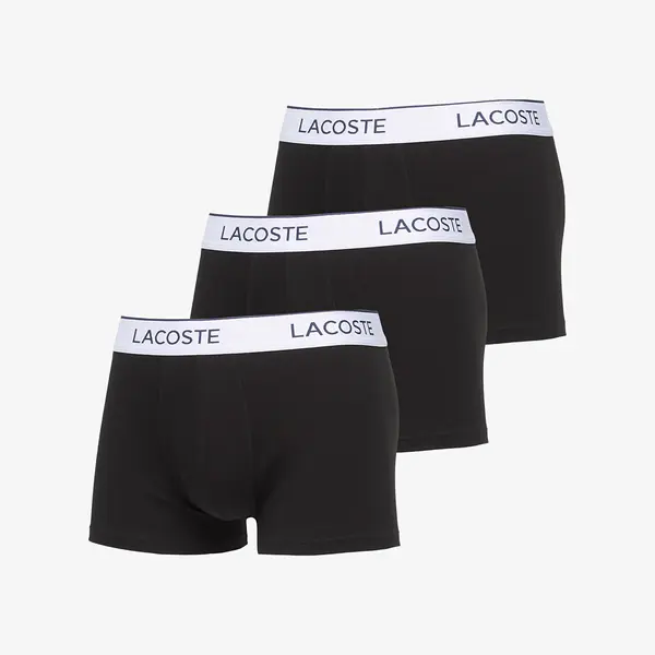 LACOSTE LACOSTE Trunks Underwear 3-Pack Black L
