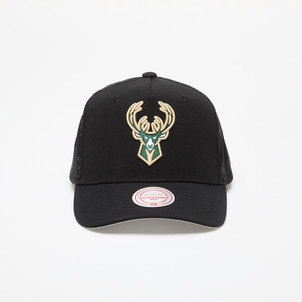 Mitchell & Ness Mitchell & Ness NBA Monogram Trucker Milwaukee Bucks Black Universal