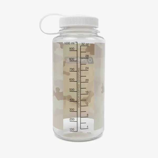 Nalgene Nalgene 1000 ml Wide Mouth Clear /White Camo Universal