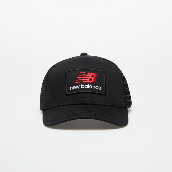 New Balance New Balance Stacked Patch Logo Trucker Cap Black Universal