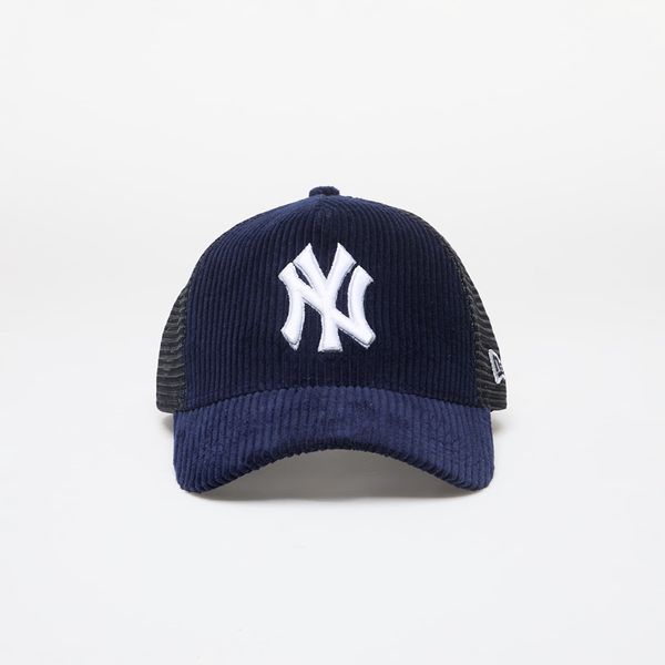 New Era New Era New York Yankees MLB Cord 9FORTY E-Frame Adjustable Trucker Cap Navy Universal
