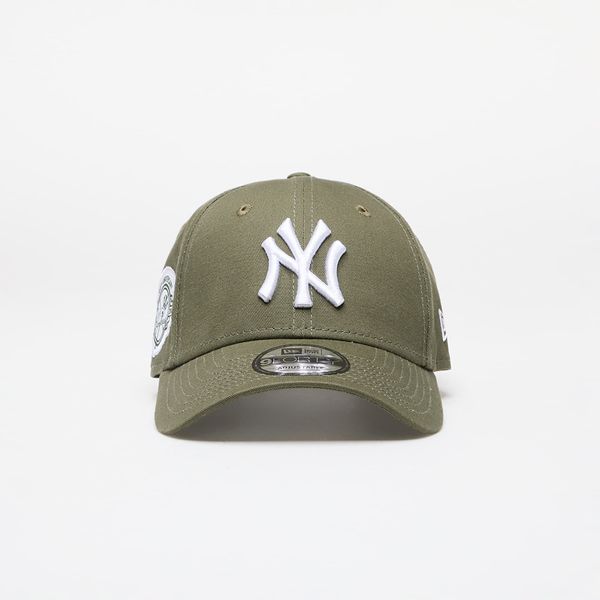 New Era New Era New York Yankees MLB Side Patch 9FORTY Adjustable Cap New Olive/ White