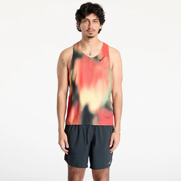 Nike Nike AeroSwift Elite Entry Men's Dri-FIT ADV Running Tank Top Lt Lemon Twist/ Lt Crimson/ Black/ Black S