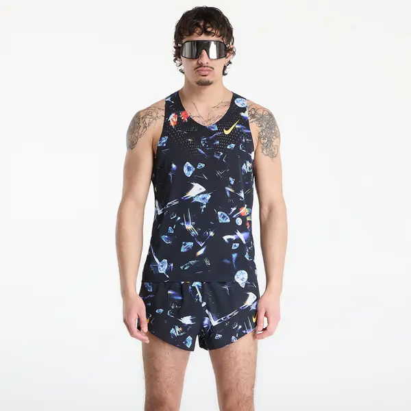 Nike Nike AeroSwift Glam Men's Dri-FIT ADV Running Singlet Black/ Laser Orange S