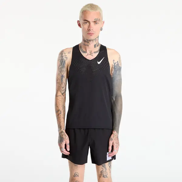 Nike Nike AeroSwift Men's Dri-FIT ADV Running Singlet Black/ Summit White M