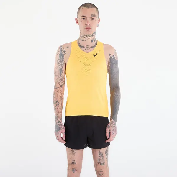 Nike Nike AeroSwift Men's Dri-FIT ADV Running Singlet Laser Orange/ Black L