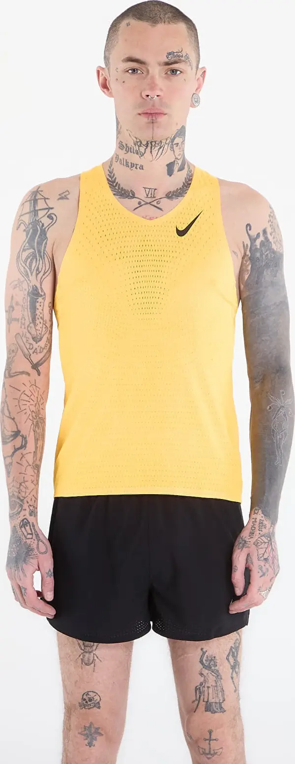 Nike Nike AeroSwift Men's Dri-FIT ADV Running Singlet Laser Orange/ Black S