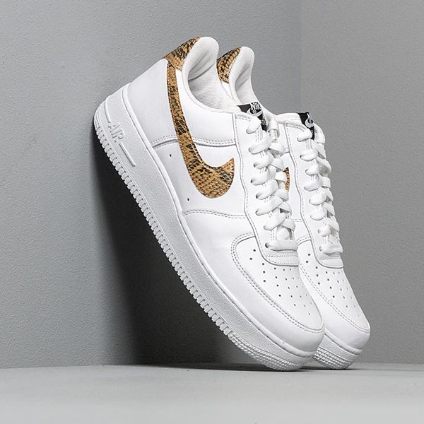 Nike Nike Air Force 1 Low Retro Premium QS White/ Elemental Gold-Dark Hazel-Black