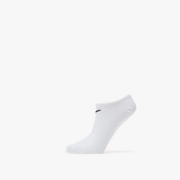 Nike Nike Everyday Cotton Lightweight No Show Socks 3-Pack White