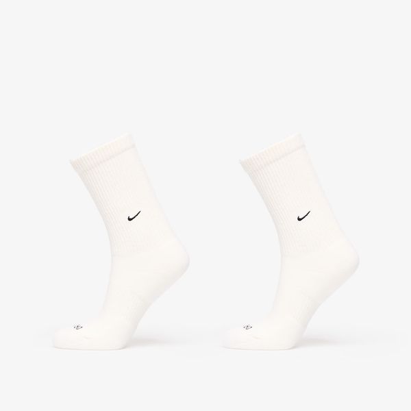 Nike Nike Everyday Cushioned Crew Socks 2-Pack Sail/ Black M
