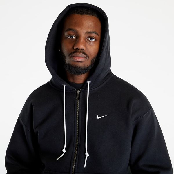 Nike Nike Solo Swoosh Men's Full-Zip Hoodie Black/ White