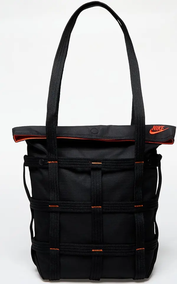Nike Nike Sportswear Cargo Tote Black/ Black/ Orange Universal