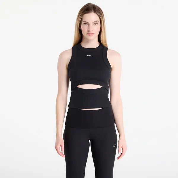 Nike Nike Sportswear Chill Knit Women's Tight Ribbed Tank Top Black/ Sail S