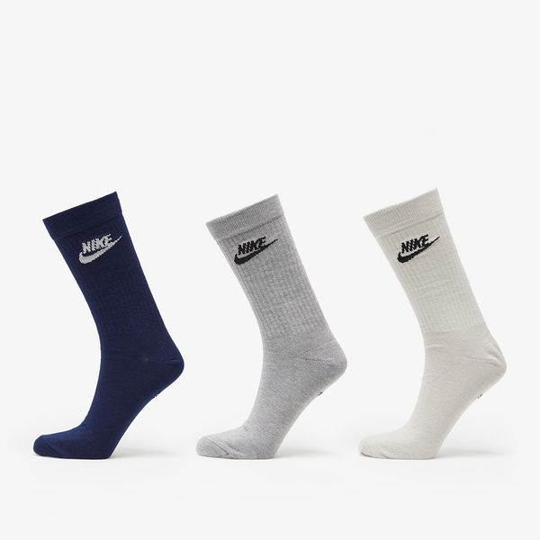 Nike Nike Sportswear Everyday Essential Crew Socks 3-Pack Multicolor XL