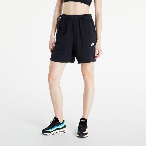 Nike Nike Sportswear French Terry Fleece High-Rise Shorts Black