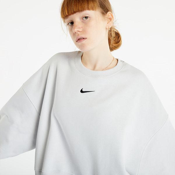 Nike Nike Sportswear Phoenix Fleece Women's Oversized Crewneck Sweatshirt Photon Dust/ Black