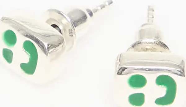 MAPLE Обеци MAPLE Smiley Earrings Silver 925 Universal