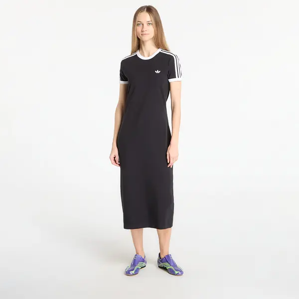 adidas Originals Облекло adidas 3 Stripes Dress (Slim) Black/ White XS