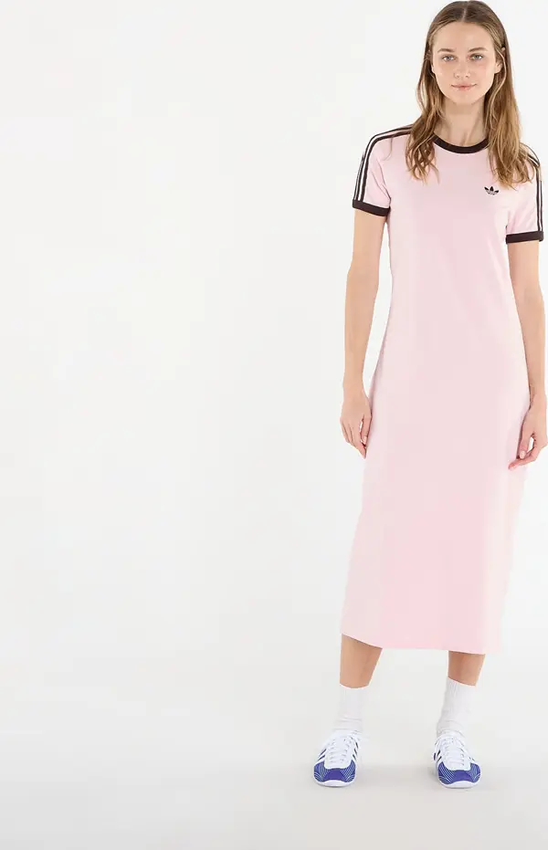 Adidas Облекло adidas 3 Stripes Dress (Slim) Sandy Pink/ Aurora Coffee S