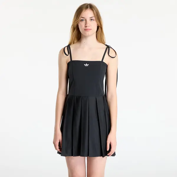 adidas Originals Облекло adidas Ribbon Pleated Mini Dress Black 6