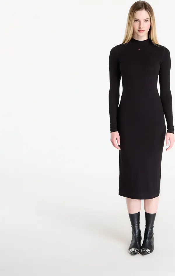 Diesel Облекло DIESEL D-Mokky-Ls-Microdiv Dress Black L
