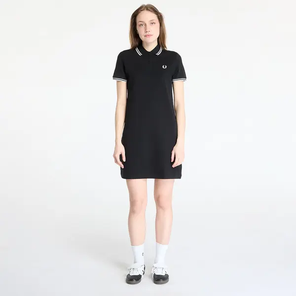 FRED PERRY Облекло FRED PERRY The Twin Tipped Dress Black 36