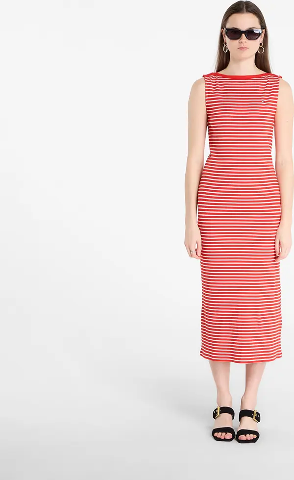 Tommy Hilfiger Облекло Tommy Hilfiger 5X2 Slim Slash-Nk Dress Breton Stripe Fireworks/ Calico S