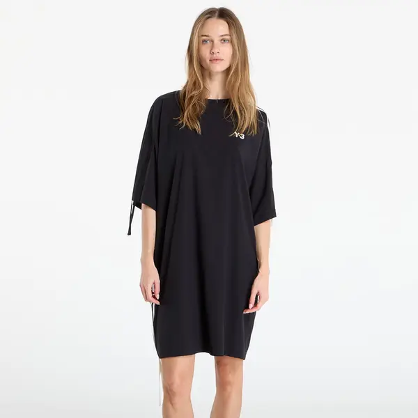 Y-3 Облекло Y-3 Cinch 3 Stripes Oversized Tee Dress Black S