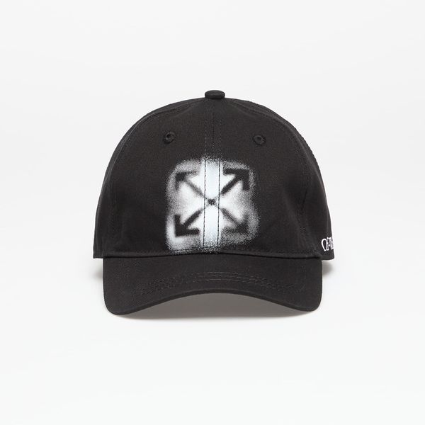 OFF-WHITE KIDS Off-White Kids Arrow Spray Baseball Cap Black/ White II
