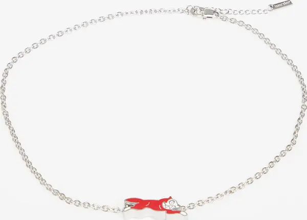 Billionaire Boys Club Icecream Огърлица Billionaire Boys Club Icecream Running Dog Chain Necklace Silver/ Red OS