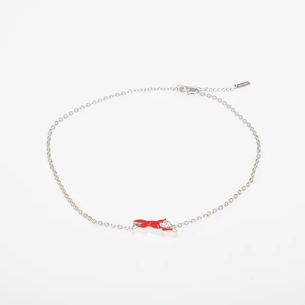 Billionaire Boys Club Icecream Огърлица Billionaire Boys Club Icecream Running Dog Chain Necklace Silver/ Red OS