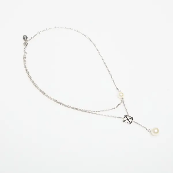 Off-White Огърлица Off-White Arrow Necklace Silver/ Black Universal