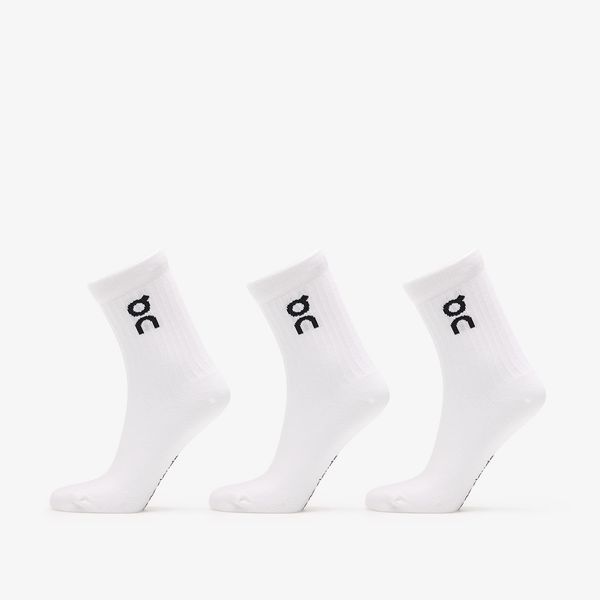 On On Logo Sock High 3-Pack White XS