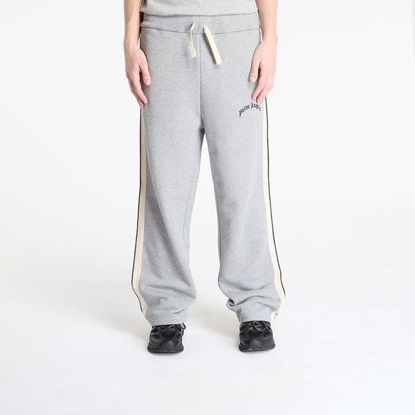 Palm Angels Palm Angels Curved Logo Track Sweatpants Grey Melange M