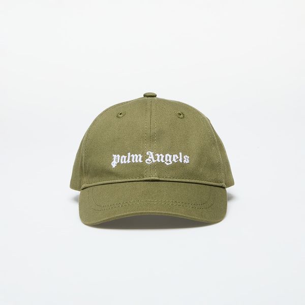 Palm Angels Kids Palm Angels Kids Logo Baseball Cap Military Green/ White II